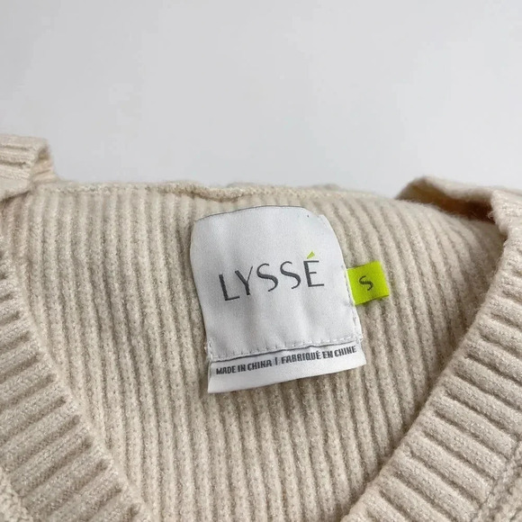 Lyssé Oyster Cold Shoulder Pullover Sweater - Picture 3 of 9